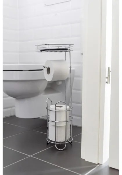 WENKO 24074800 - WC-papírtartó 16x59 cm fényes króm