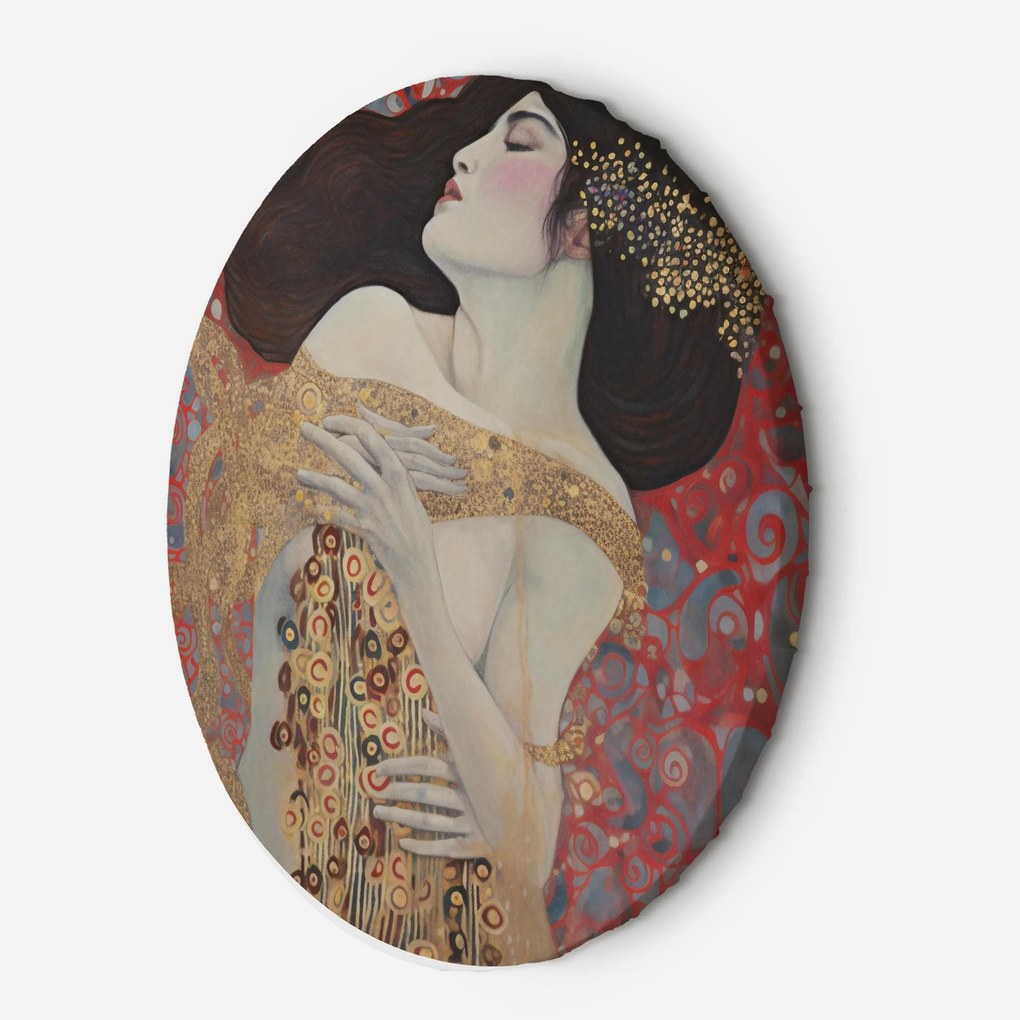 Gario Kerek vászonkép Nõ és piros absztrakt - Gustav Klimt, reprodukció Méret: 40 x 40 cm
