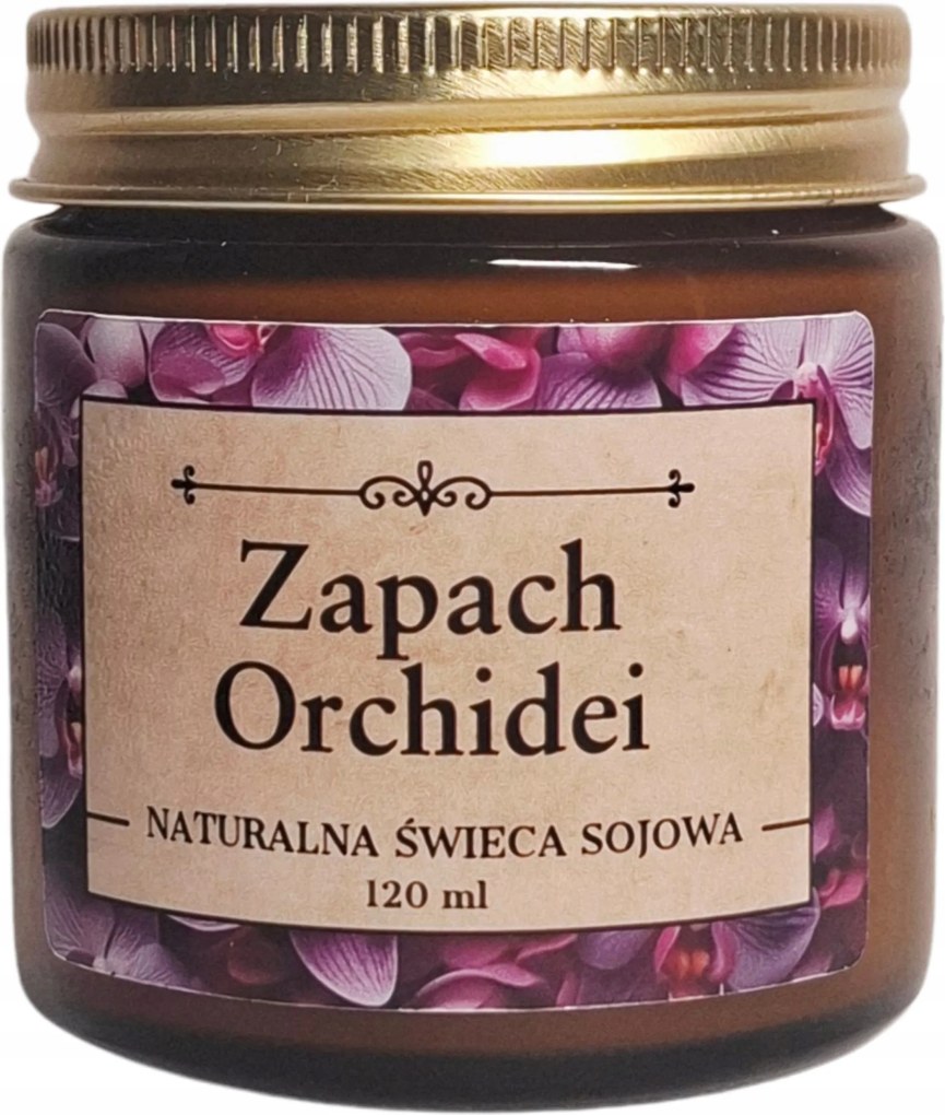 Természetes szójagyertya – Orchidea illat 120 ml kézzel készített