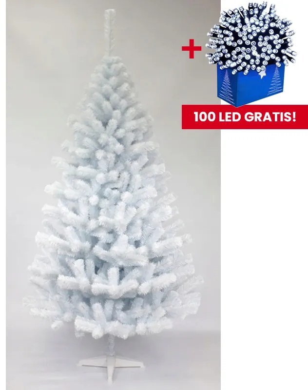 Fehér karácsonyi fenyő 180 cm