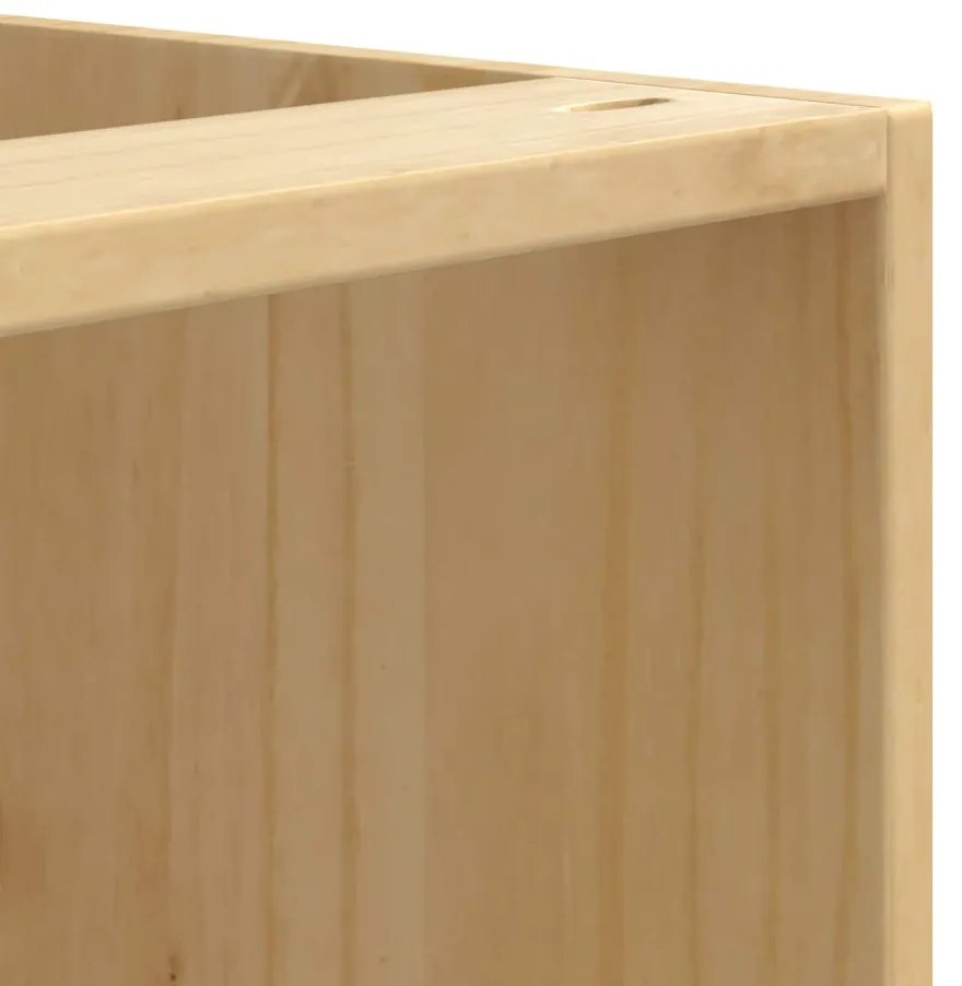 Cabinet tárolóval Méz 60 x 46 x 81,5 cm Tömör fenyőfa