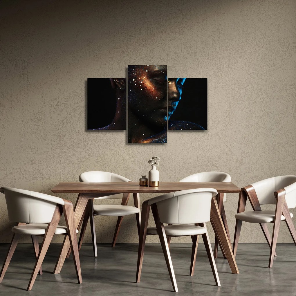 Csillogó nő képe (90x60 cm)