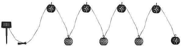 Globo 33686-8 - LED napelemes dekorációs lánc 98xLED/0,1W/3V IP44