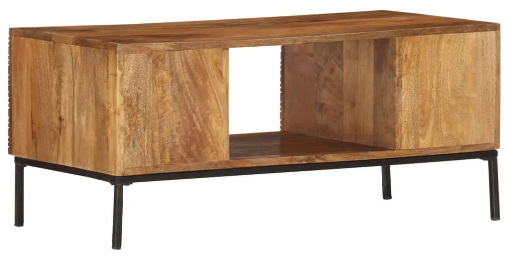 Tömör mangófa dohányzóasztal 90 x 45 x 40 cm