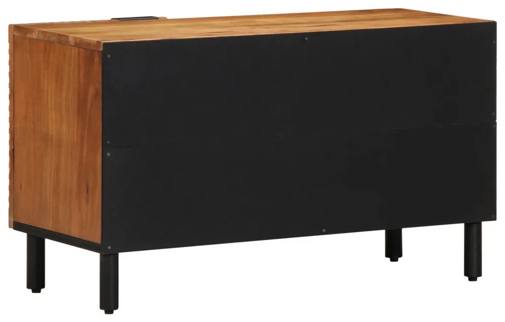 TV Szekrény 80x31,5x46 cm Tömör Akácfából