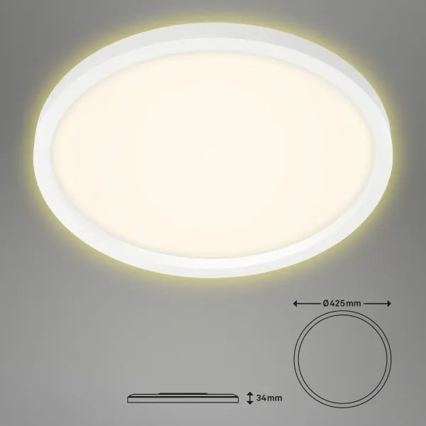 Briloner 7363-016 - LED Mennyezeti lámpa CADRE LED/22W/230V á. 42,5 cm fehér