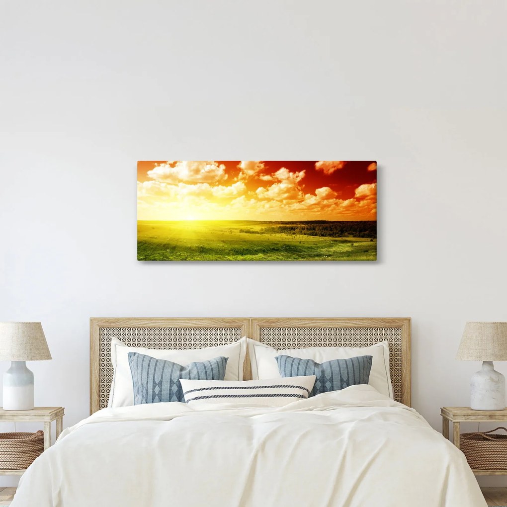 Nyári rét képe (120x50 cm)