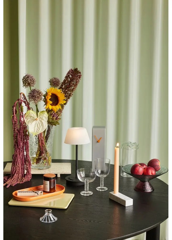 Üveg váza (magasság 30 cm) Ruffle – Hübsch