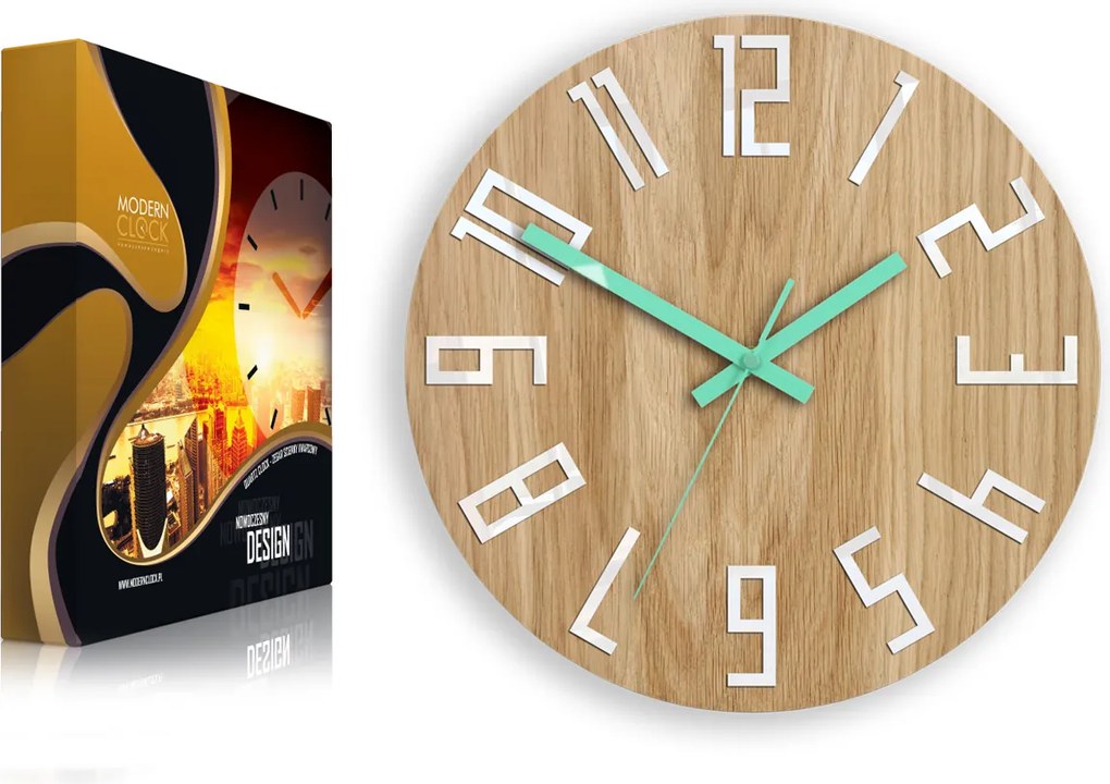 Modern Tölgy Falióra Egyedi Minőség