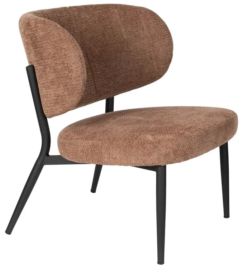 Narancssárgásbarna fotel Sanne – White Label