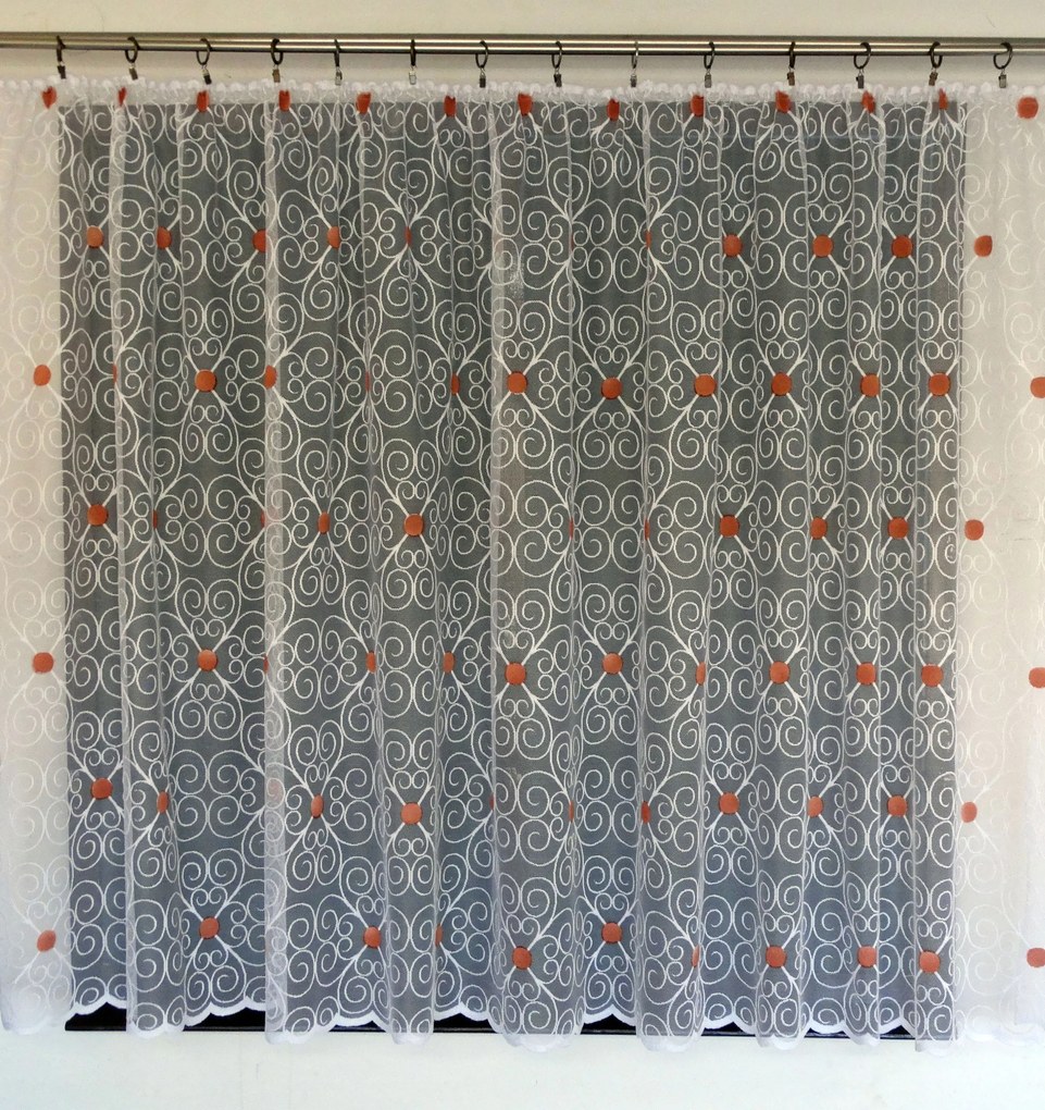 Mg Függöny jacquard 3443 szín 200x145 kész szalaggal