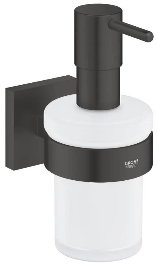 GROHE 410982430 - START CUBE folyékony szappanadagoló, 158 × 126 × 72 mm, fekete