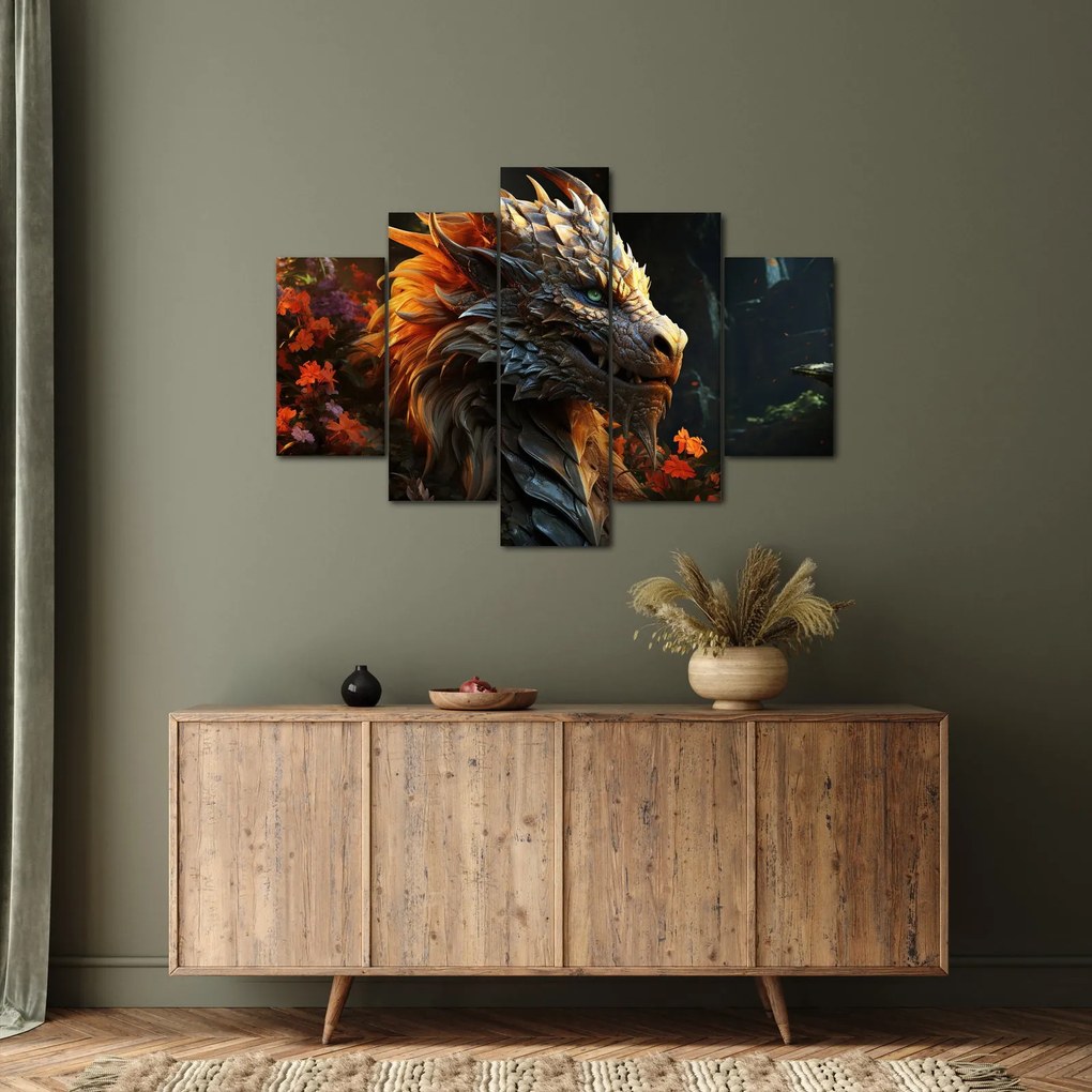 Kép - Sárkány (150x105 cm)