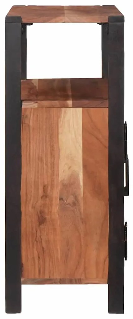 Széf Barna 70 x 30 x 75 cm Tömör akácfa