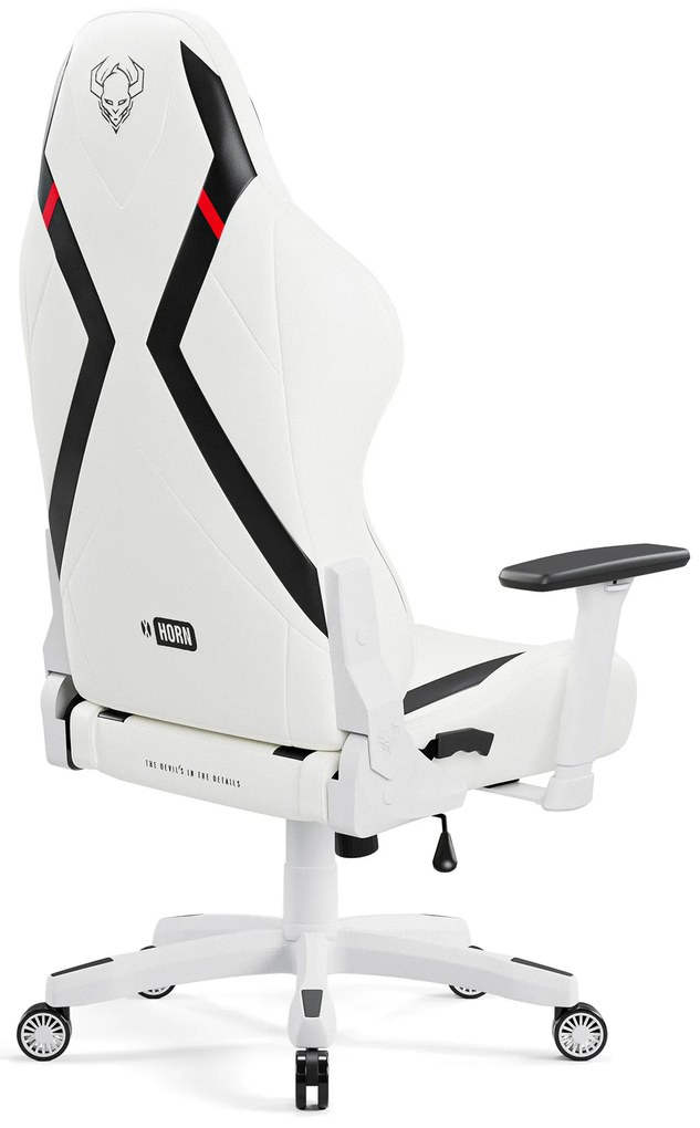 Diablo X-Horn 2.0 gamer szék Átlagos méret: Fehér-fekete