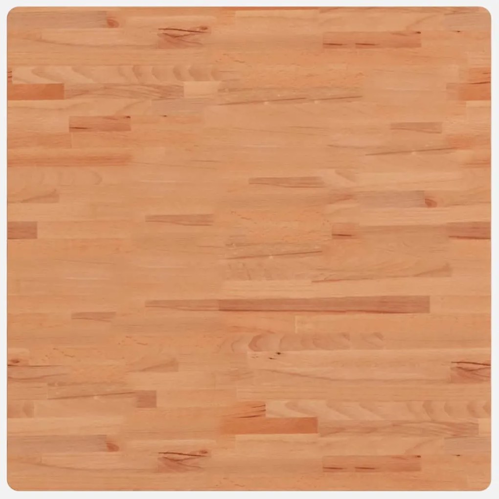 tömör bükkfa négyzet alakú asztallap 80 x 80 x 4 cm