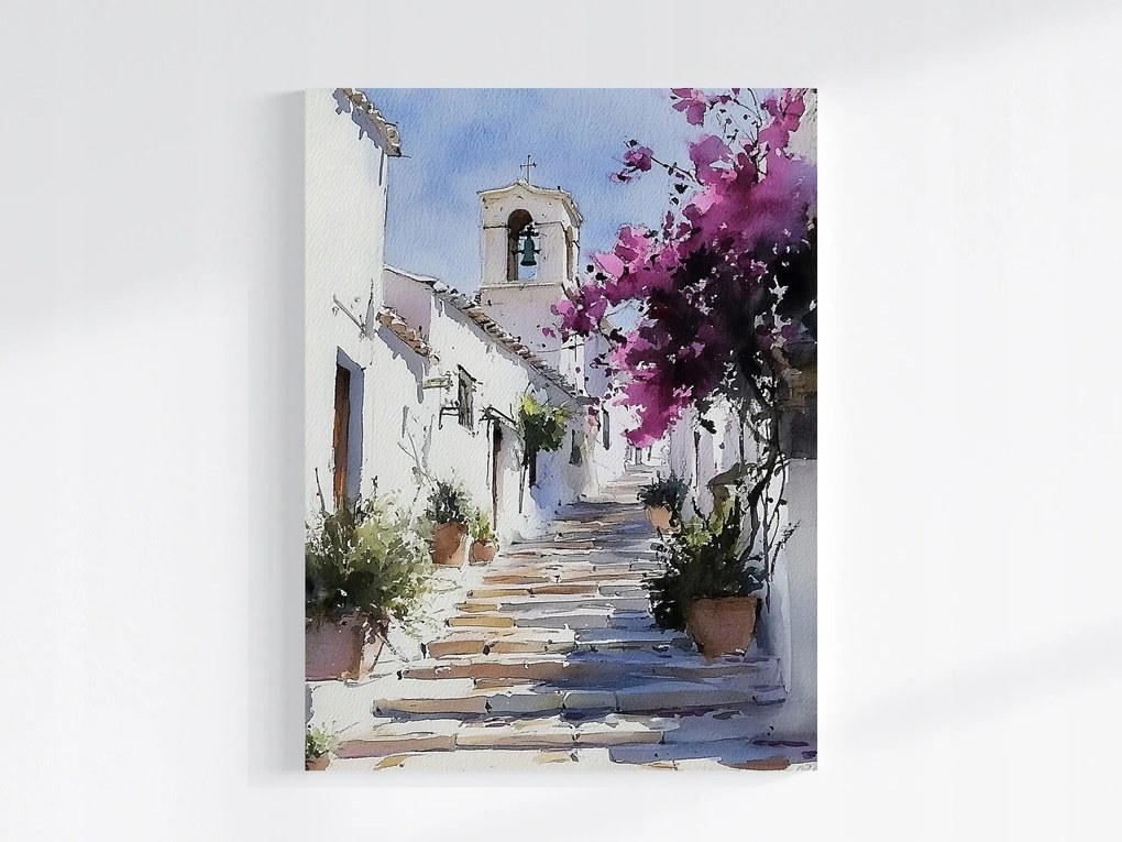 Vászonkép Canvas Város Dél Utca Lépcső Nyár 75x100