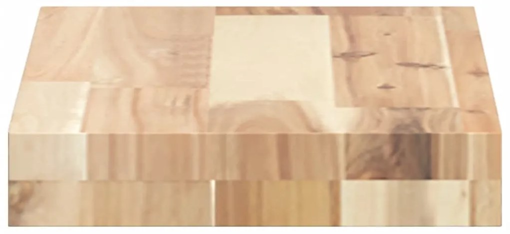 4 db kezeletlen tömör akácfa függőpolc 40 x 20 x 4 cm