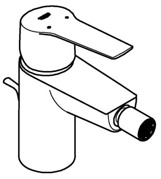 GROHE 32560002 - Bidé csaptelep START, S méret, fényes króm