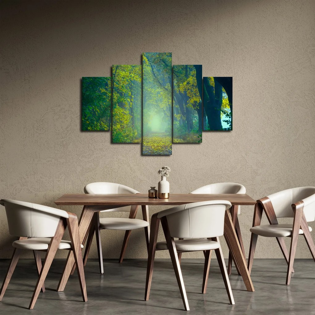 Fákkal szegélyezett út képe (150x105 cm)