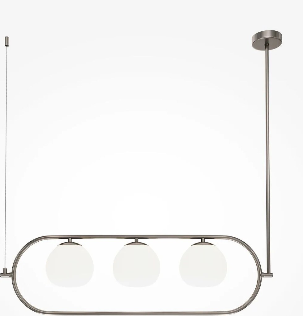 Maytoni modern függeszték erich fehér nikkel mymod221pl-03n