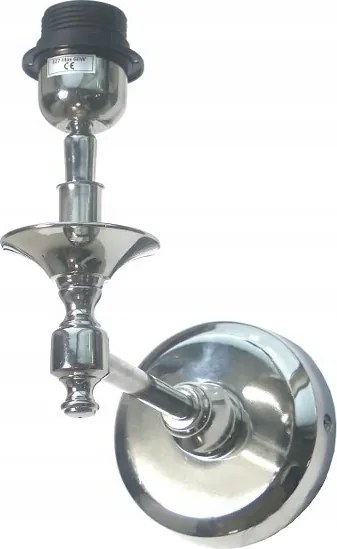 elegáns fali lámpa ezüst Fém fali lámpa Glamour hamptons