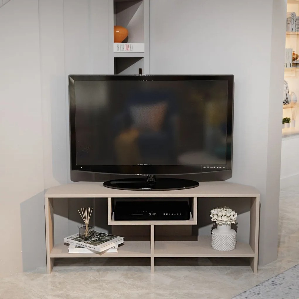 Maldiv TV-állvány, bézs, 120 cm
