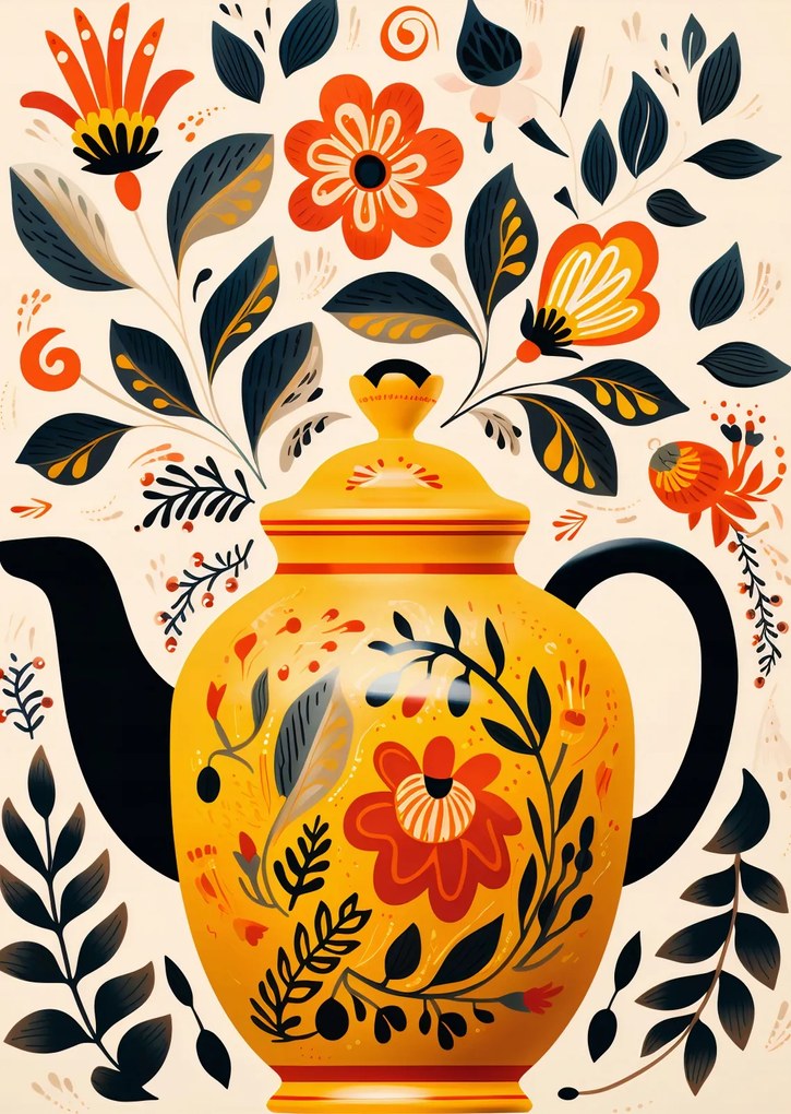 Poszter 64x90cm Emlékek a teaházból