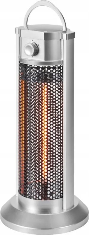Radiátor 450/900W terasz kert fürdőszoba 55cm
