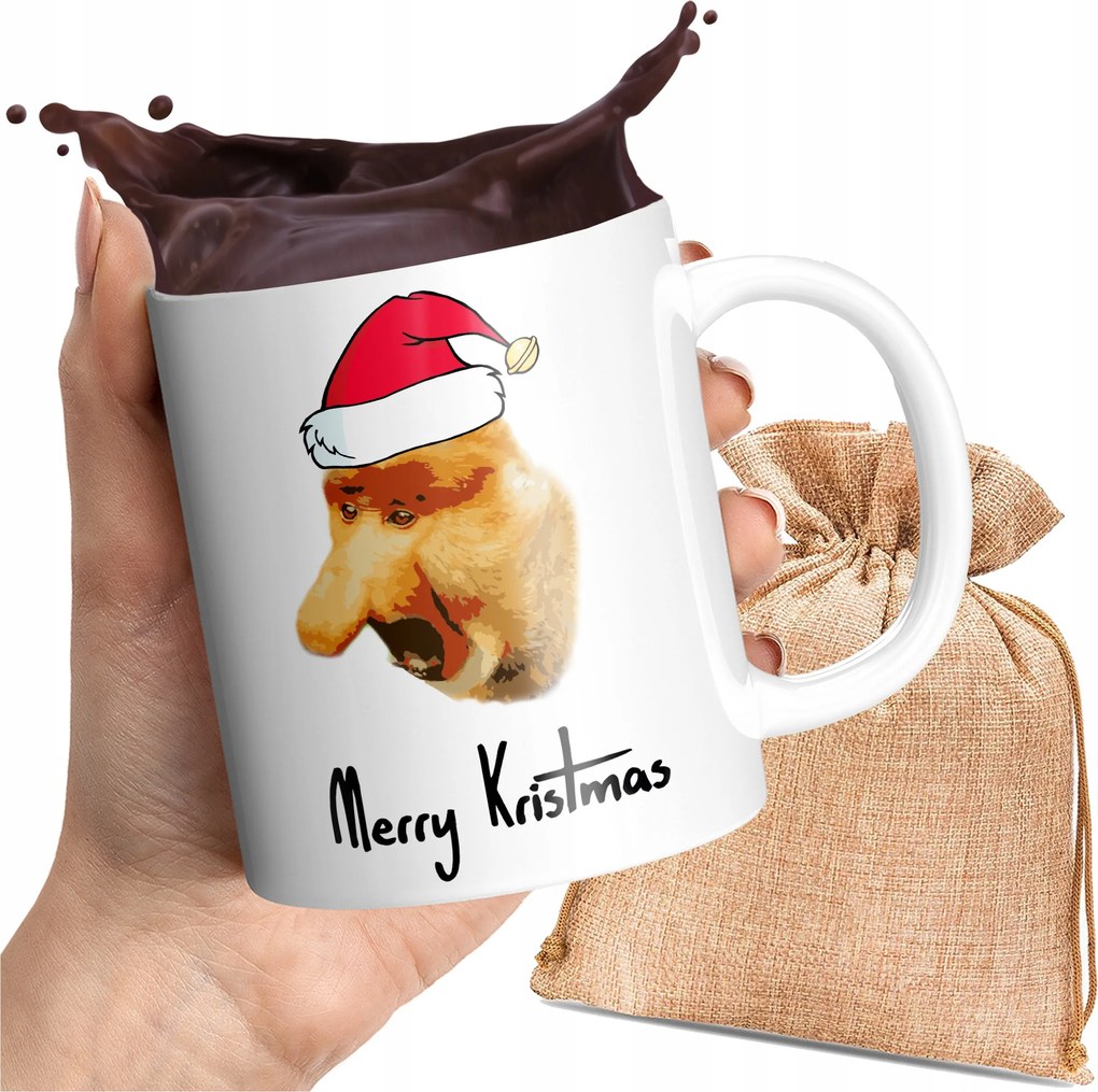 Karácsonyi Janusz Bögre Merry Kristmas Vicces