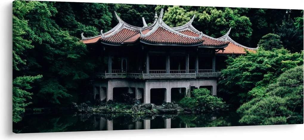 A japán nemzeti kert képe (120x50 cm)