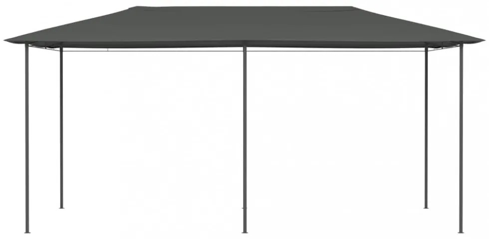 antracitszürke pavilon 2,98 x 5,3 x 2,59 m 160 g/m²