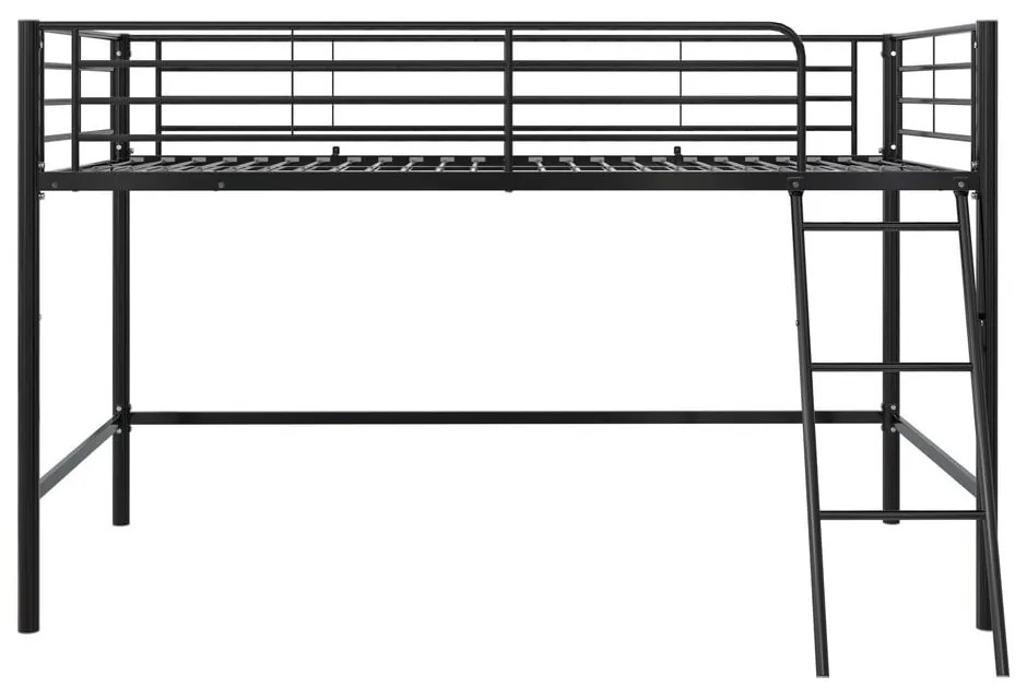 Fekete magasított gyerekágy 90x200 cm Jodie – Støraa