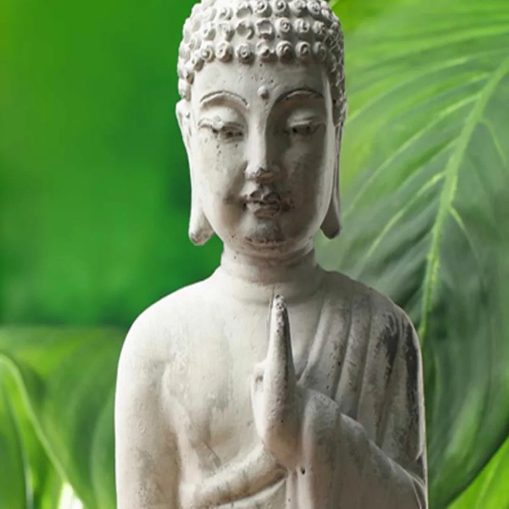 Gario Paraván Buddha leveles háttéren Méret: 145 x 170 cm, Kivitelezés: Klasszikus paraván