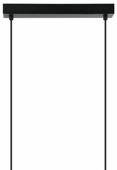 Kábeles csillár MADDIE 5xE14/5W/230V fekete