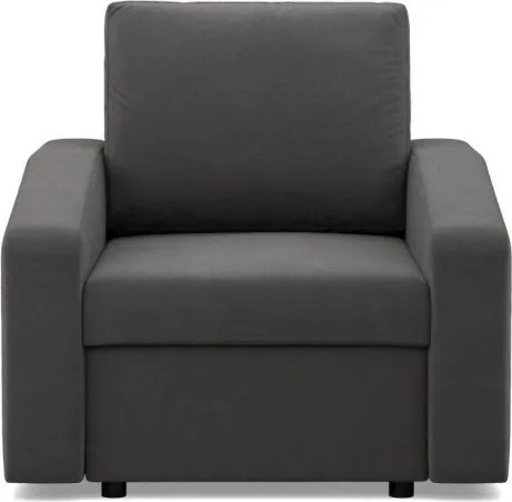 Zeus fotel, döntött kartámasz, szövet anyag, hab töltet, szürke