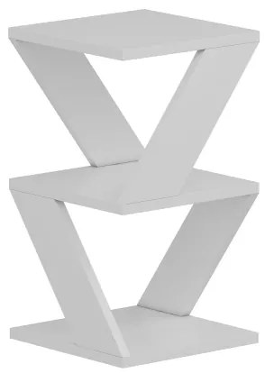 Kisasztal ALBENI 50x30 cm fehér