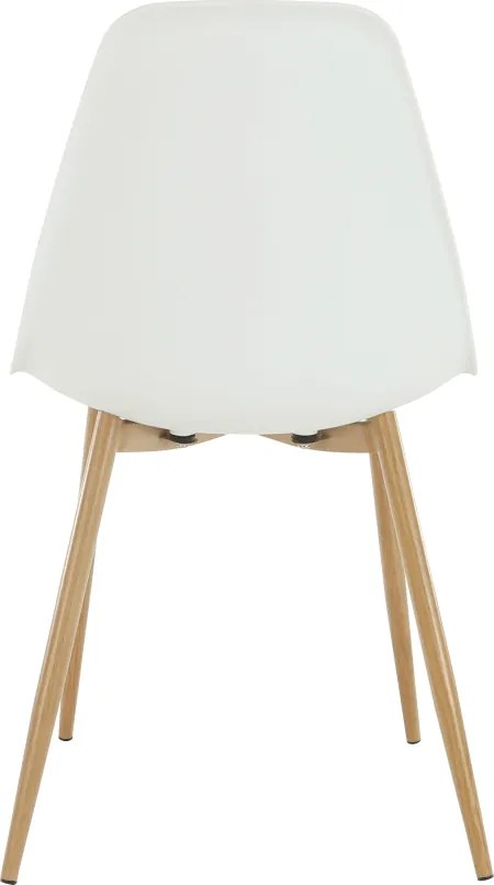 Szék, fehér/natúr, SINTIA