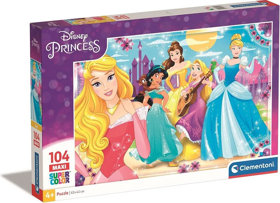 Disney Hercegnők Kingdom 104 db-os maxi puzzle Clementoni