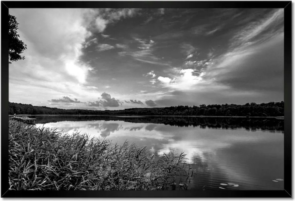 Poszterek keretben 60x40 Fekete-fehér fotó