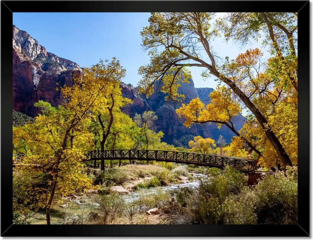 Poszterek keretben 40x30 Híd Építészet Tájkép