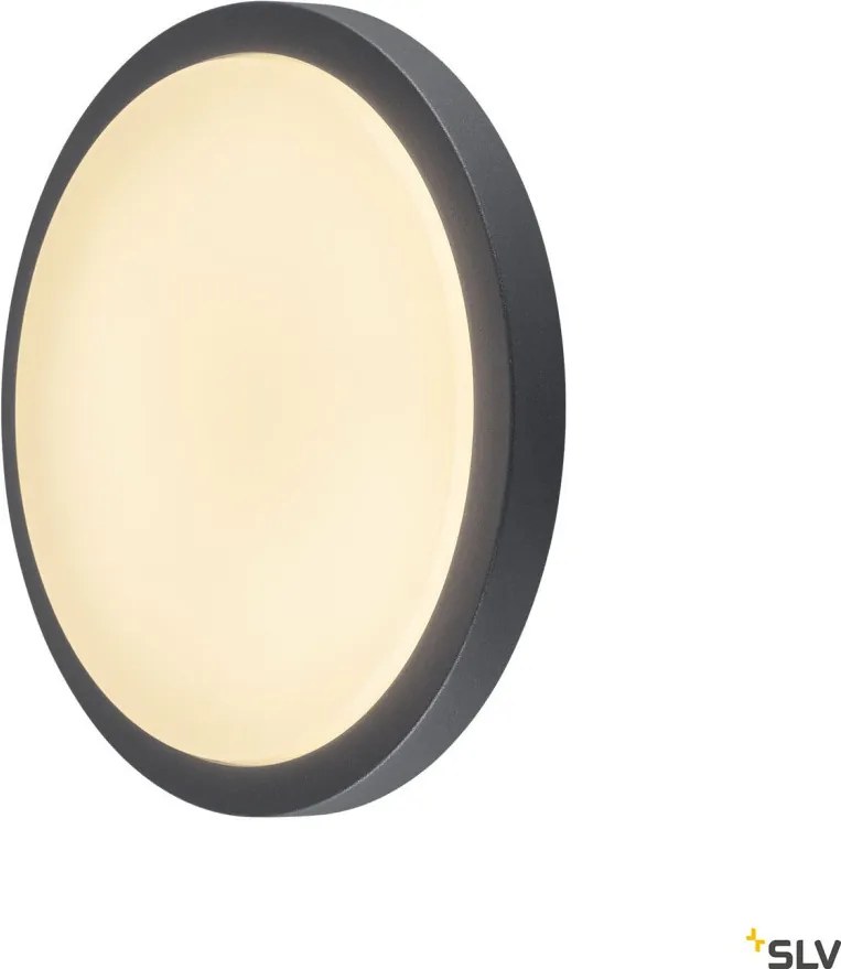 SLV 229975 AINOS Modern Kültéri Mennyezeti Lámpa Antracit, Fehér LED IP44