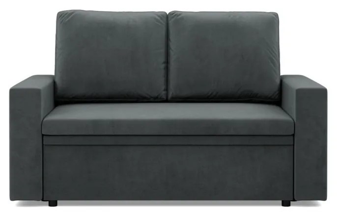 Zeus kanapé, bársony, hab töltet, egyenes kartámasz, szürke