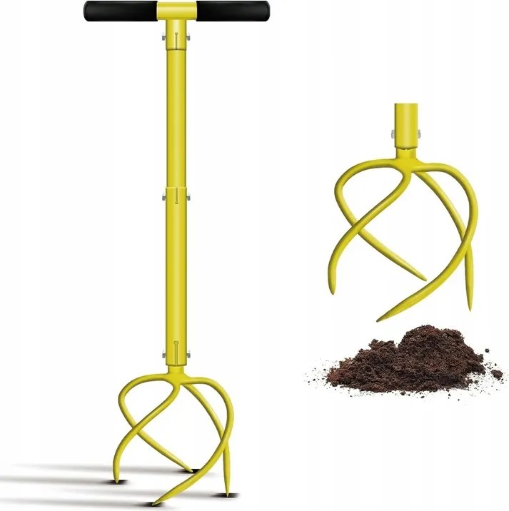 Kézi kultivátor Talajlazító Levegőztető Eltávolítja a gyomokat Kerti Gyümölcstermesztő