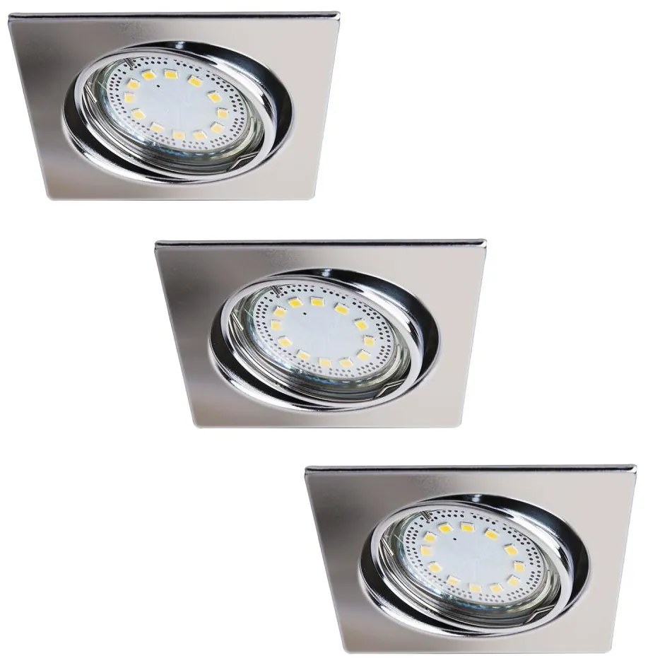 Rabalux Rabalux 1056 - KÉSZLET 3xLED Beépíthető lámpa LITE 3xGU10-LED/3W/230V RL1056