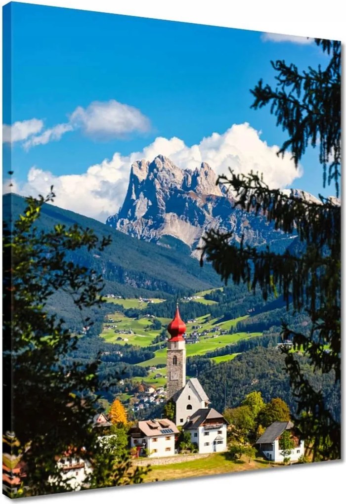 Vászonkép 40x50 Dél-Tirol