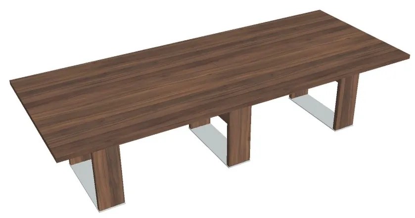 Verno+ S tárgyalóasztal 300 x 120 cm, dió / barna