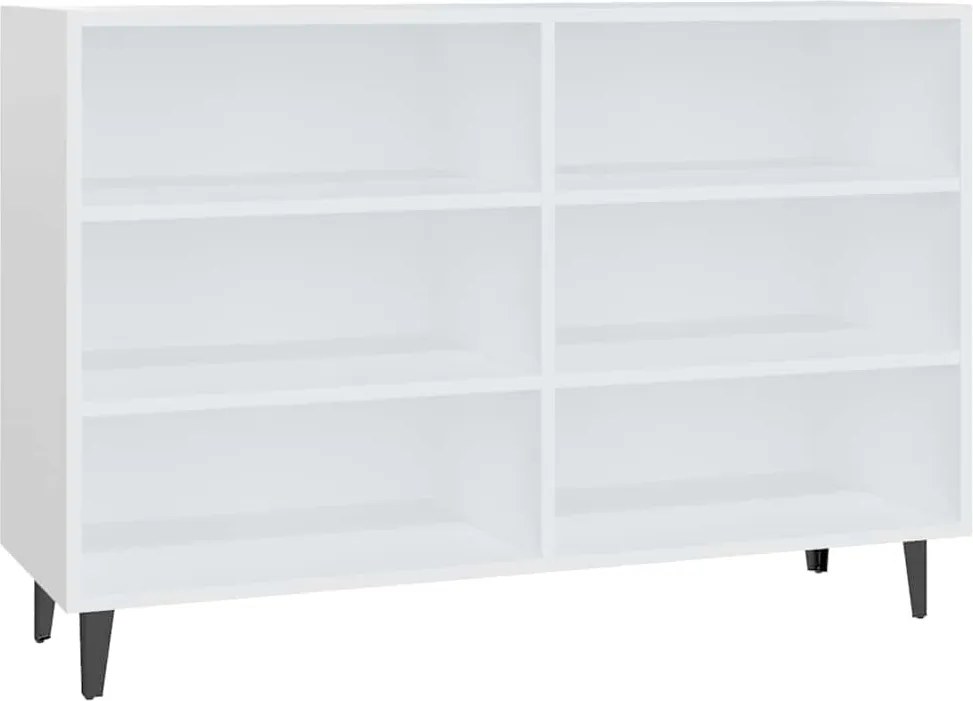 vidaXL fehér szerelt fa tálalószekrény 103,5 x 35 x 70 cm