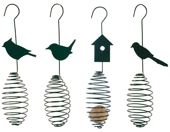 Fém rugalmas madáretető spirál, C