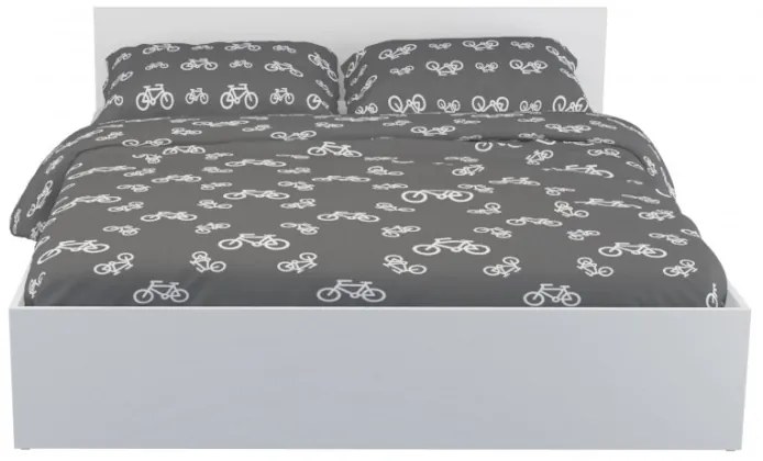 Pietro II NEW Kétszemélyes ágykeret 160x200, ágyráccsal Fehér